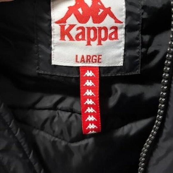 Kappa - Black Puffer jacket - Men’s Large 🖤✨ - Picture 6 of 7